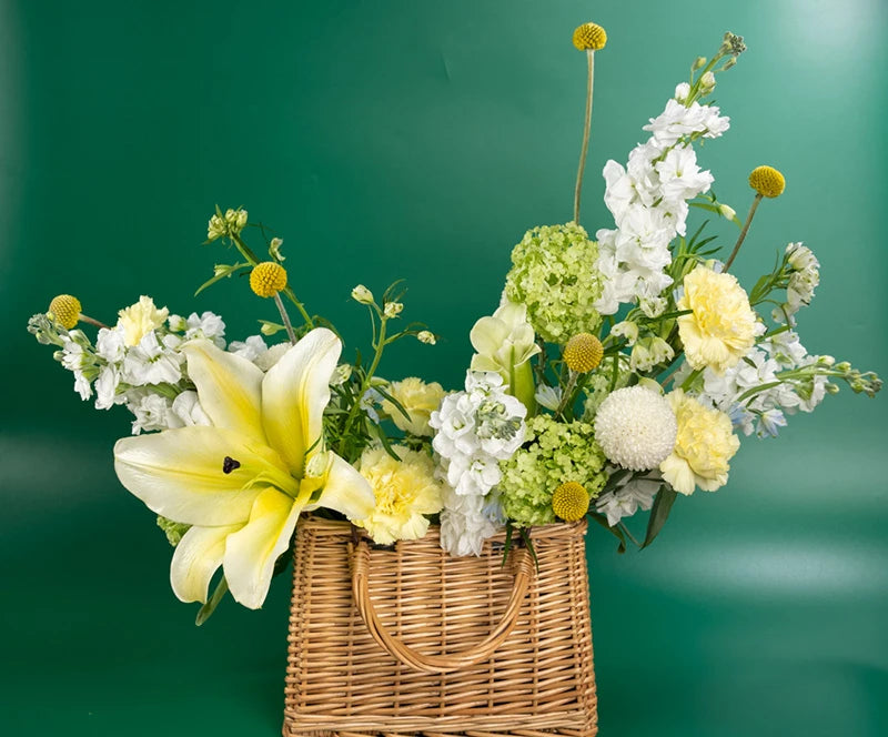 On Cloud Nine Flower Basket