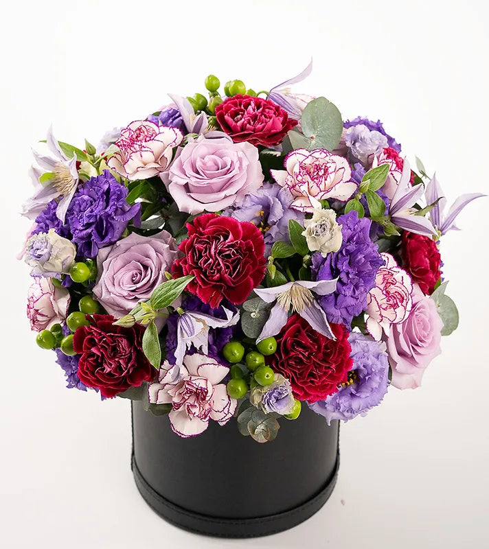 Majestic Symphony Flower Hatbox