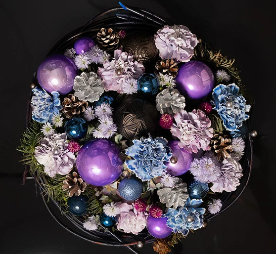 Winter Twilight Festive Wreath